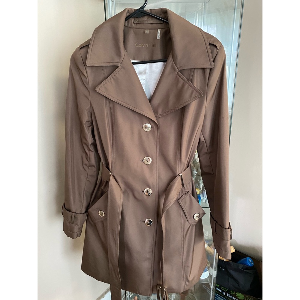 Calvin Klein Trench Coat - Picture 1 of 4